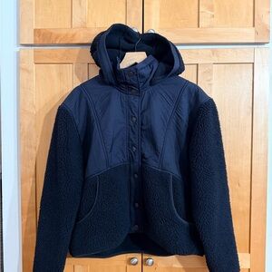Natural Reflections Black Sherpa Jacket/Coat